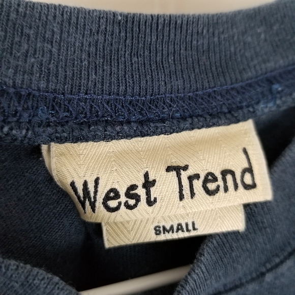 Nantucket Spirit Shirt Oversized Adult Small Dark Blue Long Sleeve T Shirt Text - Picture 4 of 6